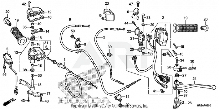 SWITCH@CABLE@HANDLE LEVER