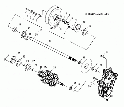 DRIVE TRAIN - S07NP5BS/BE (49SNOWDRIVETRAINSUPER)