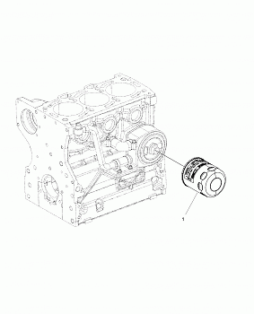ENGINE, OIL FILTER - R15RTAD1FA (49RGRFILTER15DSL)