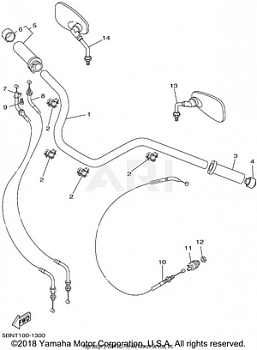 STEERING HANDLE CABLE