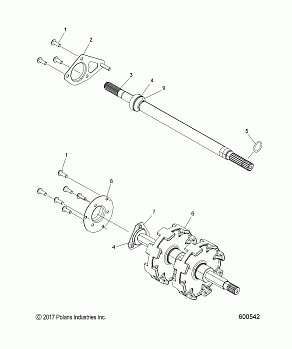 DRIVE TRAIN, JACKSHAFT and DRIVESHAFT - S19EKB6PSL (600542)