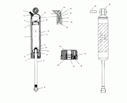 SHOCK (REAR TRACK)(EDGE) - S02NP7CS (4973447344C04)