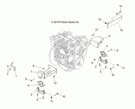 ENGINE, MOUNTING - R14TH90FX (49RGRENGINEMTG11900D)