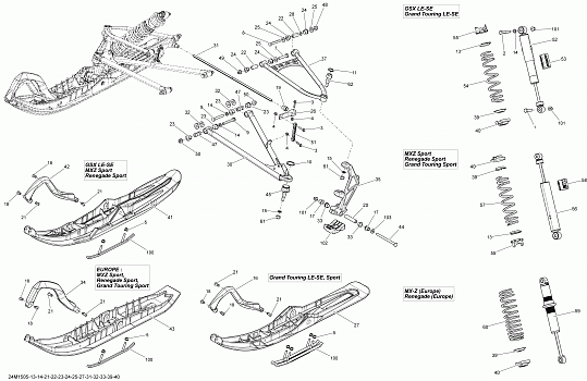 Front Suspension And Ski SE_24M1521