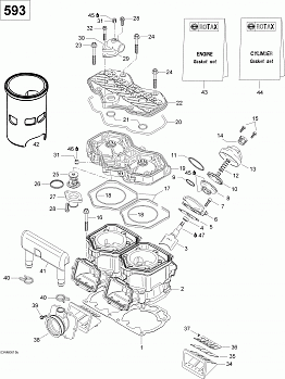 Cylinder and Cylinder Head 593