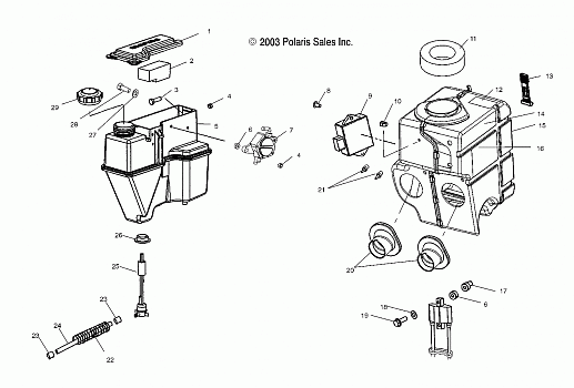 OIL TANK/AIR BOX - S04NT5BS/BE (4988518851C02)