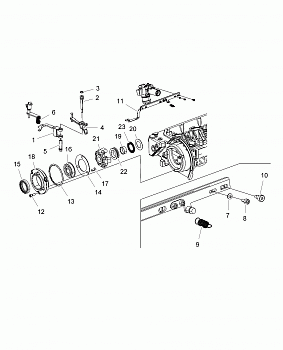ENGINE, SPEED GOVERNOR - R17B1PD1AA/2P (49BRUTUSGOVERNOR15DSL)