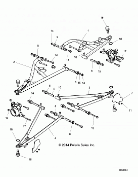 SUSPENSION, FRONT CONTROL ARMS - Z16VDE92NH/NW (700034)