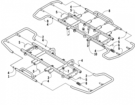 FRONT AND REAR RACK ASSEMBLIES