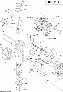 Carburetor 800R PTEK