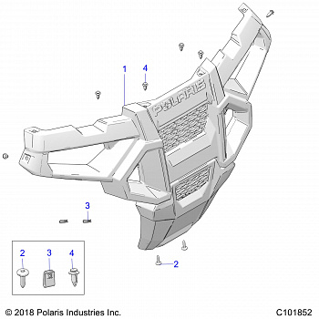 BODY, BUMPER, FRONT - A20HAB15N2 (C101852)