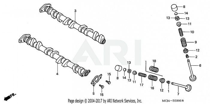 CAMSHAFT + VALVE