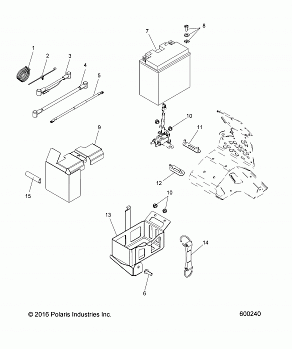 ELECTRICAL, BATTERY and CABLES (E.S. ONLY) - S17EEG6PSL (600240)