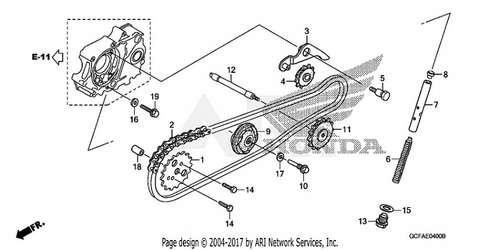 CAM CHAIN + TENSIONER