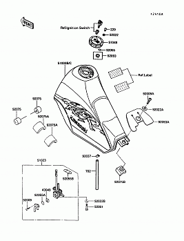 Fuel Tank(KL250-D8/D9)