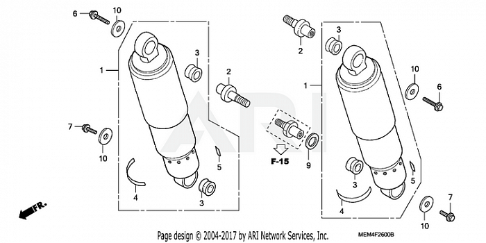 REAR SHOCK ABSORBER