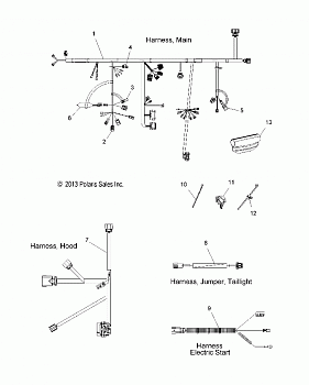 ELECTRICAL, WIRE HARNESS - S16CM8 ALL OPTIONS (49SNOWHARNESS14PRMK)