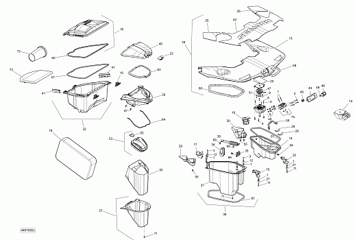 Storage Compartments - GTX LTD iS 260