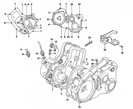 CRANKCASE COVER ASSEMBLY