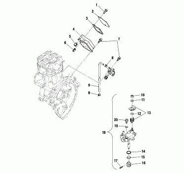 OIL PUMP - A03BA38CA (4982568256C13)