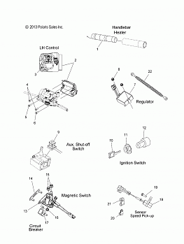 ELECTRICAL, SWITCHES and COMPONENTS - S18CFF5BSL/BEL (49SNOWELECT14550)