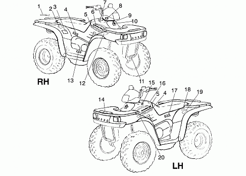 DECALS - A00CH50AA (4954805480A011)