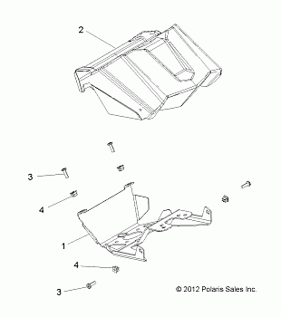 BODY, GAUGE POD - A15SVE95HW (49ATVGAUGES13850SCRAM)