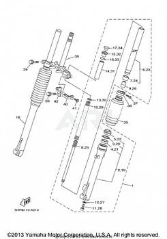 FRONT FORK EV 1B2D