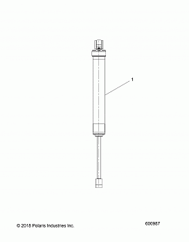 SUSPENSION, SHOCK, REAR TRACK - S19EKB6PSL (600987)