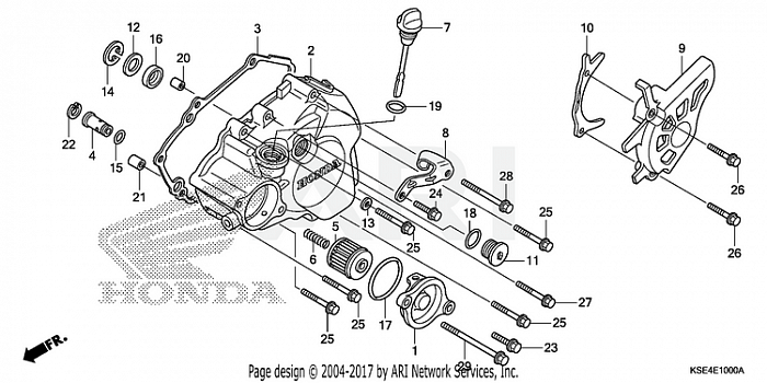 LEFT CRANKCASE COVER