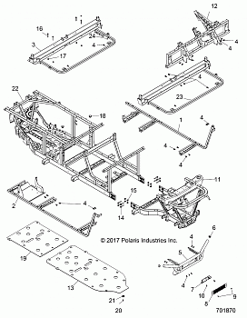 CHASSIS, FRAME and FRONT BUMPER - R18RNA57B1/B9/EBV (701870)