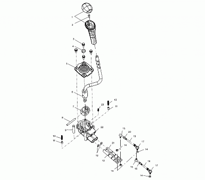 GEAR SELECTOR - A01CH50AA (4964466446C011)