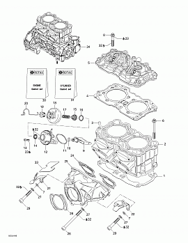 Cylinder, Exhaust Manifold