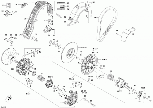 Pulley Skandic - 900ACE