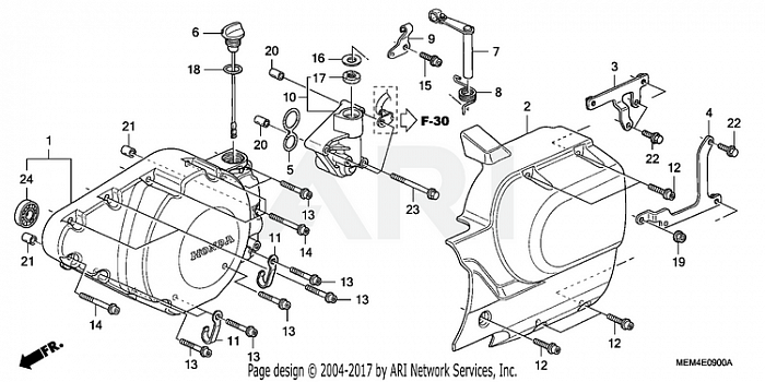 LEFT CRANKCASE COVER