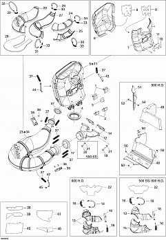 Exhaust System, 800HO