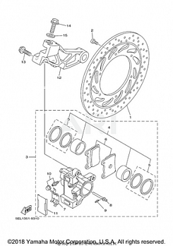 REAR BRAKE CALIPER