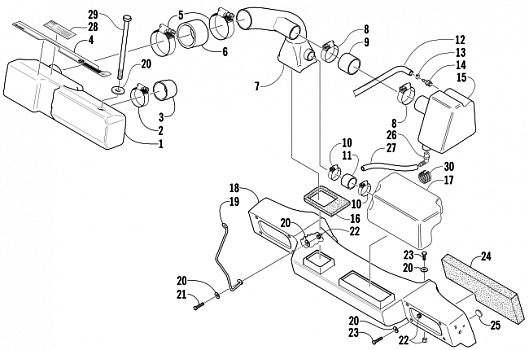 AIR SILENCER ASSEMBLY