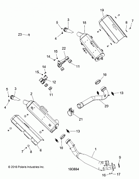 ENGINE, EXHAUST - A18SVE95FR