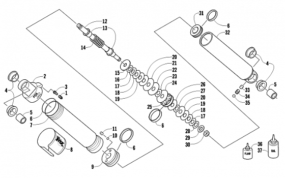 FRONT SUSPENSION SHOCK ABSORBER