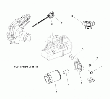 ENGINE, OIL FILTER and DIPSTICK - A16DAH57A1 (49RGROILFILTER14570)