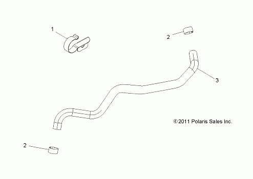 ENGINE, COOLING BYPASS - A15SVE95FW (49ATVCOOLBYPASS12SPTRGEPS850)