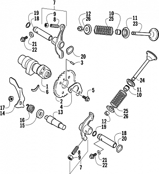 CAMSHAFT/VALVE ASSEMBLY