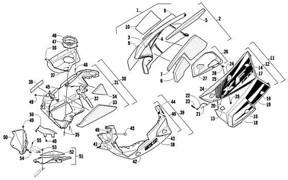 SKID PLATE AND SIDE PANEL ASSEMBLY