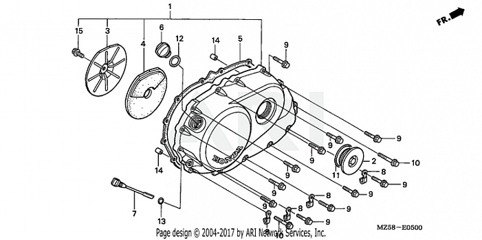 RIGHT CRANKCASE COVER