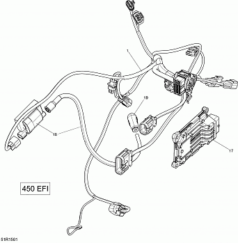 Engine Harness And Electronic Module _51R1501