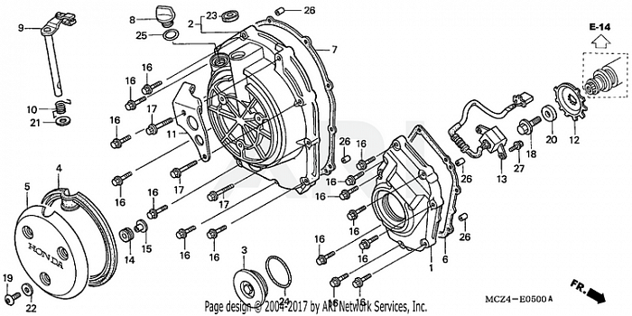 RIGHT CRANKCASE COVER