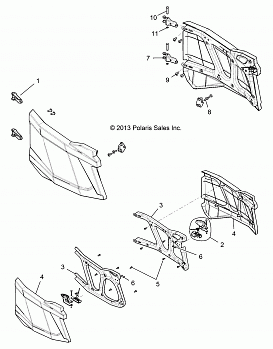 BODY, DOORS, REAR - Z146T1EAM/EAW (49RGRDOOR1410004)