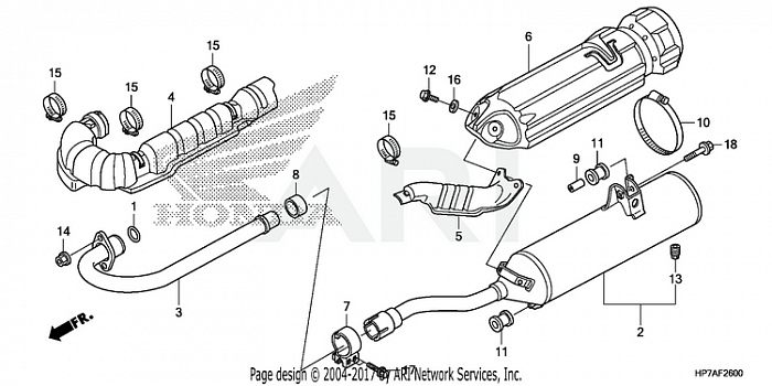 EXHAUST MUFFLER