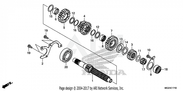 TRANSMISSION (MAINSHAFT)